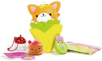 Игрушка-антистресс Smooshy Mushy Bento "Школьный завтрак", Лисичка Сэсси