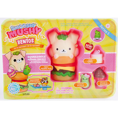 Игрушка-антистресс Smooshy Mushy Bento "Школьный завтрак", Щенок Ямми от Smooshy Mushy
