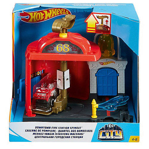 Автотрек Hot Wheels "Сити" Центральная городская станция от Mattel