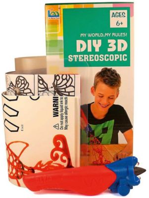 3Д ручка DIY 3D Stereoscopic "3D Magic Glue" Ракета, 1 ручка