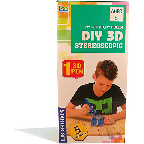 3Д ручка DIY 3D Stereoscopic "3D Magic Glue" Машинка, 1 ручка от 3D Stereoscopic