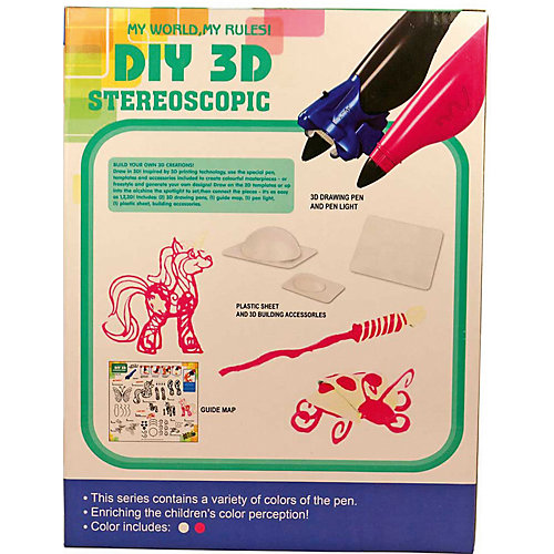 3Д ручка DIY 3D Stereoscopic "3D Magic Glue" Бабочка, 2 ручки от 3D Stereoscopic