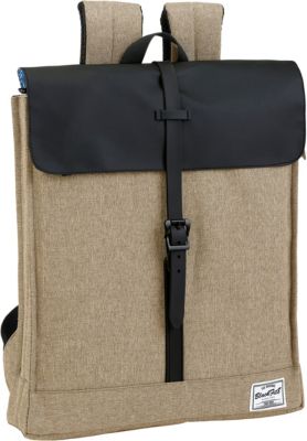 Messenger Rucksack BlackFit8 Black & Sand schwarz