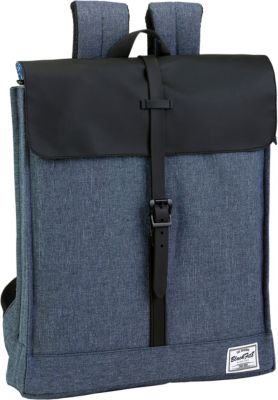 Messenger Rucksack BlackFit8 Black & Blue blau