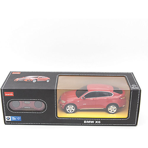 Радиоуправляемая машина Rastar "BMW X6" 1:24, красная от Rastar