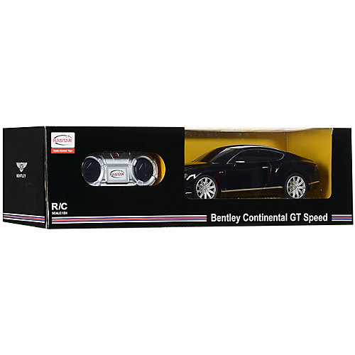 Радиоуправляемая машина Rastar "Bentley Continental GT speed" 1:24, чёрная от Rastar