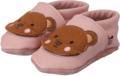 Krabbelschuhe , B�rchen rosa Gr. 17 M�dchen Baby