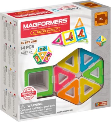 MAGFORMERS XL Neon Set 14 P
