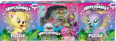 Комплект настольных игр 3в1  Hatchimals