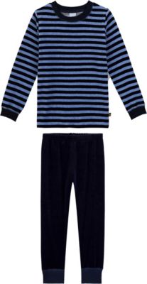 Schlafanzug blau Gr. 104 Jungen Kleinkinder