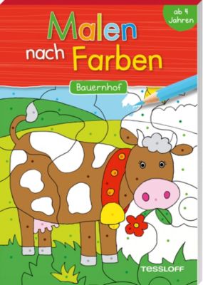 Buch - Malen nach Farben: Bauernhof