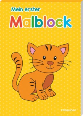 Image of Buch - Mein erster Malblock (Katze)