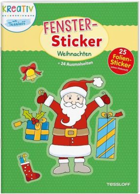 Buch - Fenster-Sticker: Weihnachten