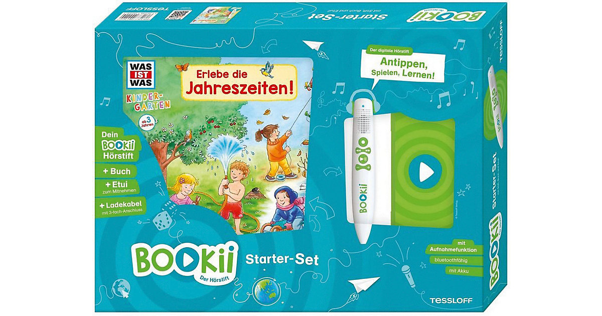 BOOKii Starterset WAS IST WAS Kindergarten: Erlebe die Jahreszeiten! Buch + Hörstift
