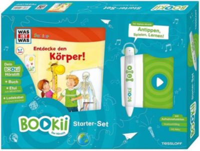 BOOKii Starterset WAS IST WAS Junior: Entdecke den Krper! Buch + Hrstift