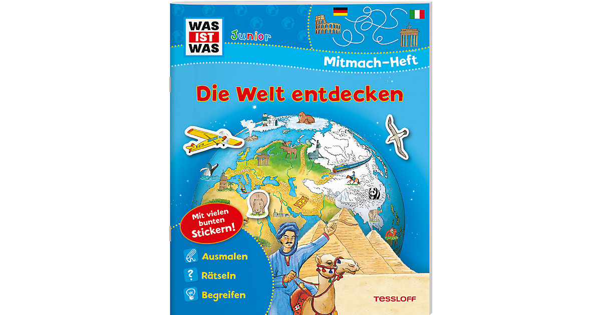 Buch - WAS IST WAS Junior - Mitmach-Heft: Die Welt entdecken