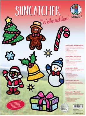 Fensterbilder Suncatcher Weihnachten