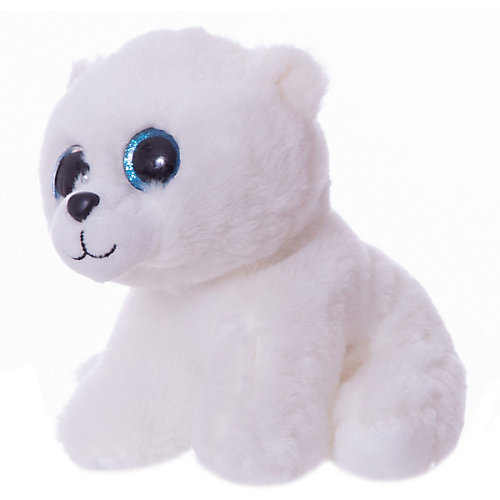 Мягкая игрушка ABtoys Полярный медвежонок белый, 15 см от ABtoys