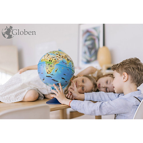Глобус Зоогеографический Globen, с подсветкой от батареек, 250мм. от Globen