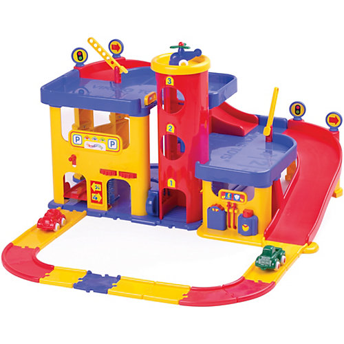 Гараж 3-х уровневый Viking Toys с набором дороги и машинками от Viking Toys
