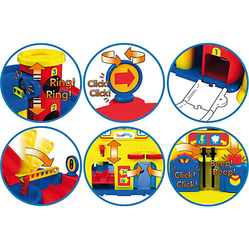 Гараж 3-х уровневый Viking Toys с набором дороги и машинками от Viking Toys