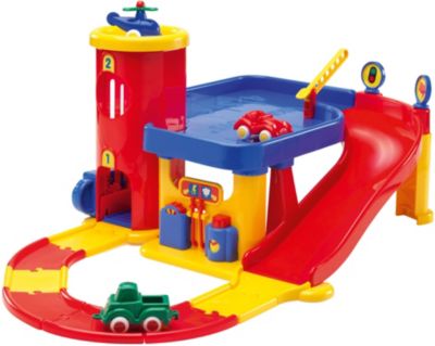 Гараж 2-х уровневый Viking Toys с набором дороги и машинками