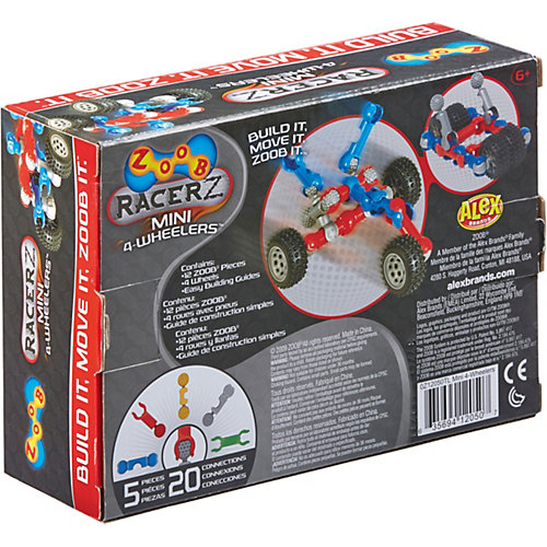 Конструктор ZOOB "Racer-Z" Mini 4-Wheeler, 12 деталей от Zoob