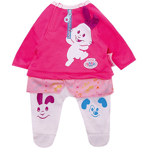 Одежда для куклы Zapf Creation "My little BABY born" Костюмчик, розовый от Zapf Creation