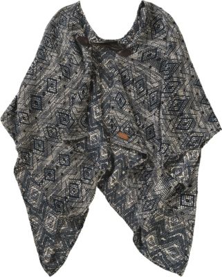 Kinder Poncho GEO dunkelblau Gr. 182 M�dchen Kinder