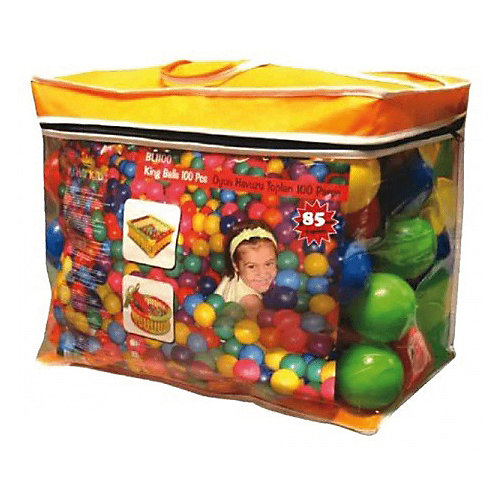 Шары для манежа и сухого бассейна King Kids, 100 штук, диаметр 90 мм. от King kids