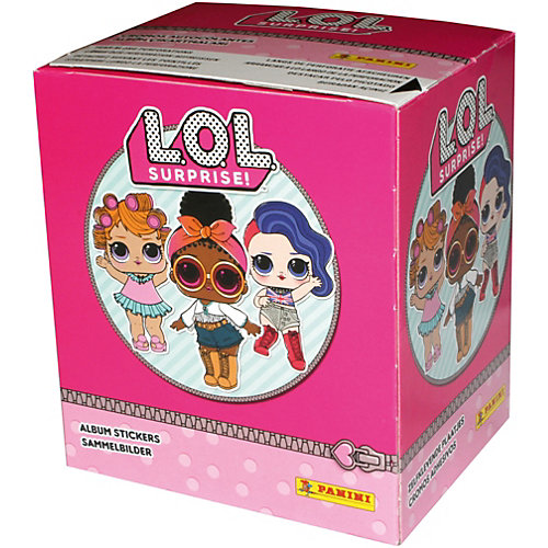 Наклейки Panini LOL, 50 пакетов по 5 наклеек