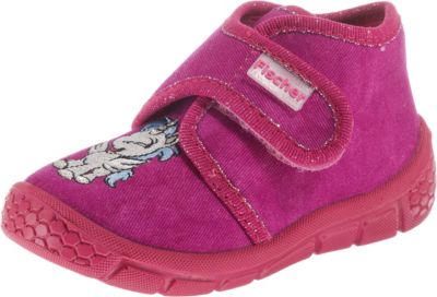 Baby Hausschuhe für Mädchen, Einhorn, Fischer Markenschuh Hausschuhe für Mädchen, Schmetterling, Fischer Markenschuh