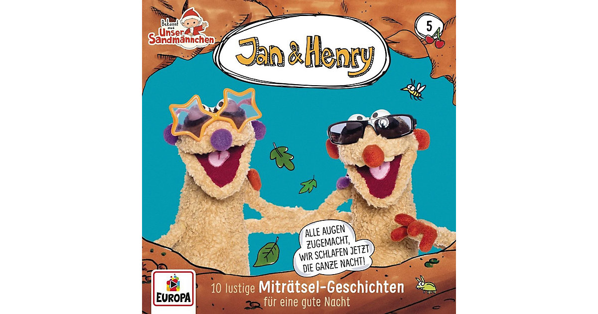 CD Jan & Henry 05 - 10 lustige Miträtsel-Geschichten Hörbuch