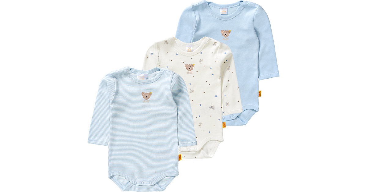 Steiff · Baby Langarmbody + Strampler Gr. 74 Jungen Baby Steiff · Baby Langarmbody + Strampler Gr. 74 Jungen Baby