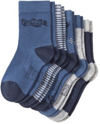 Socken 5er-Pack blau Gr. 19-22 Jungen Kinder