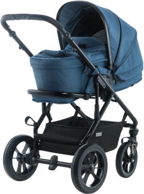 Kombi Kinderwagen Lusso, blue/structure blau