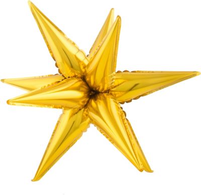 Folienballon Stern gold, klein