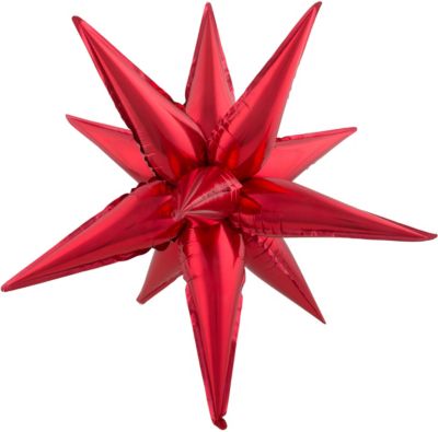 Folienballon Stern rot, klein