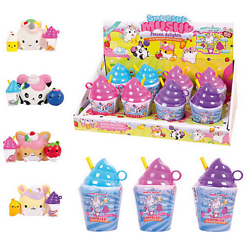 Игрушка-антистресс Smooshy Mushy Frozen Delight "Десертный коктейль" от Smooshy Mushy