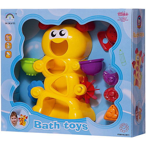 Игровой набор для купания "Веселая гусеница" от Xing Long Da Toys