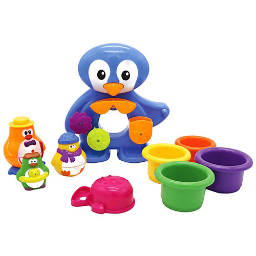 Игровой набор для купания "Пингвины на отдыхе" от Xing Long Da Toys
