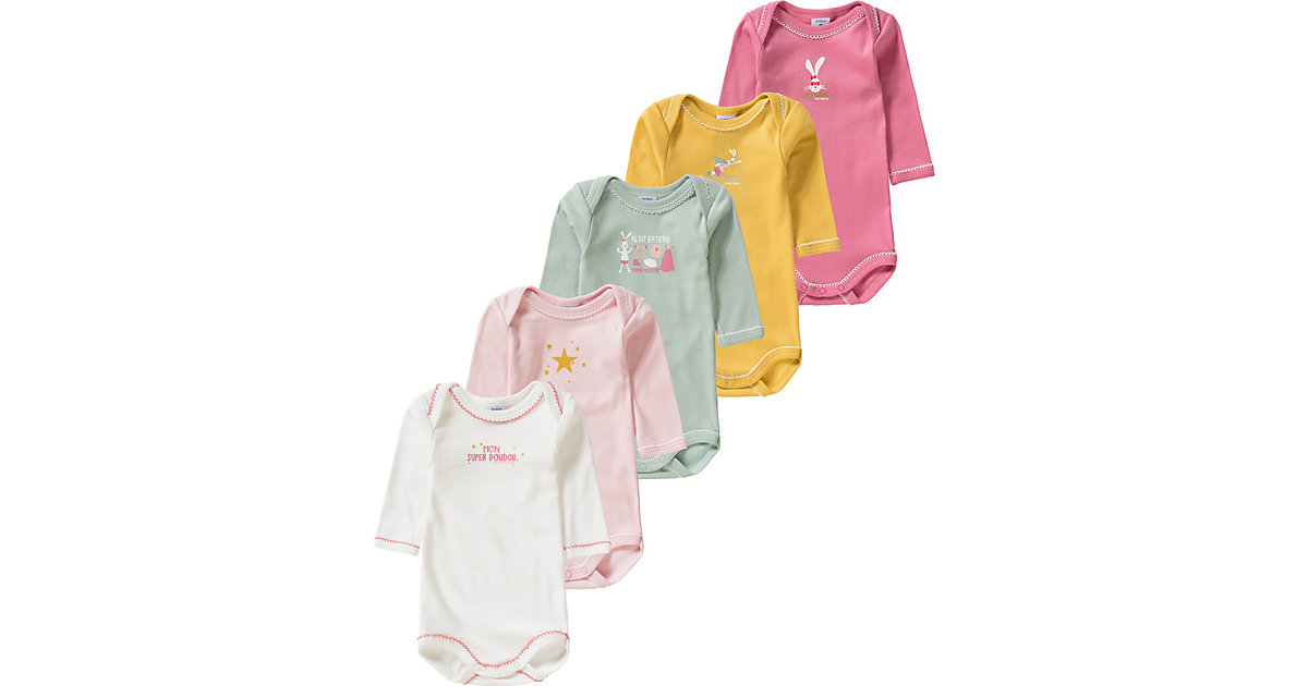 PETIT BATEAU · Bodies 5er Pack Gr. 68 Mädchen Baby PETIT BATEAU · Bodies 5er Pack Gr. 68 Mädchen Baby