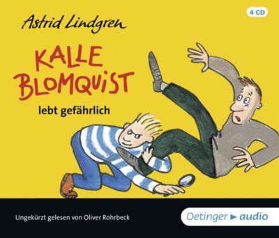 Kalle Blomquist lebt gefährlich, 4 Audio-CDs Hörbuch