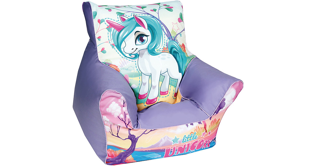 Mini-Sitzsack Einhorn Poly, lila Mini-Sitzsack Einhorn Poly, lila