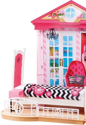 Barbie Haus, Möbel und Pool Geschenkset, inkl. 3 Barbie