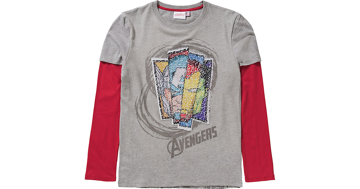 Desigual · Langarmshirt mit Wendepailletten Gr. 110/116 Jungen Kinder Desigual · Langarmshirt mit Wendepailletten Gr. 110/116 Jungen Kinder