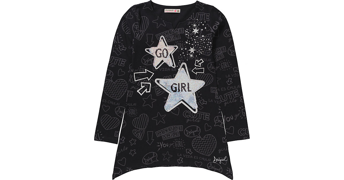 Desigual · Langarmshirt mit Wendepailletten Gr. 146/152 Mädchen Kinder Desigual · Langarmshirt mit Wendepailletten Gr. 146/152 Mädchen Kinder