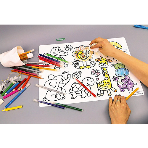 Многоразовый коврик-раскраска HappyArt "Африка" от HappyArt