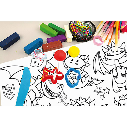 Многоразовый коврик-раскраска HappyArt "Дракончики" от HappyArt