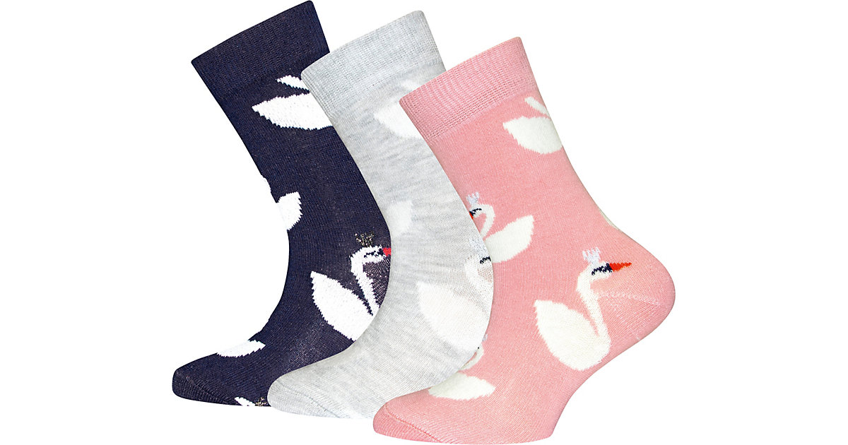 ewers · Socken 3er-Pack , Schwan Gr. 27-30 Mädchen Kinder ewers · Socken 3er-Pack , Schwan Gr. 27-30 Mädchen Kinder